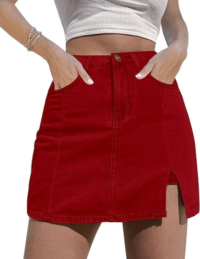 High Waisted Mini Skirt