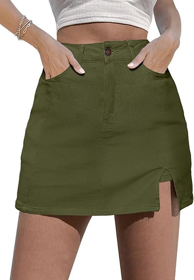 High Waisted Mini Skirt